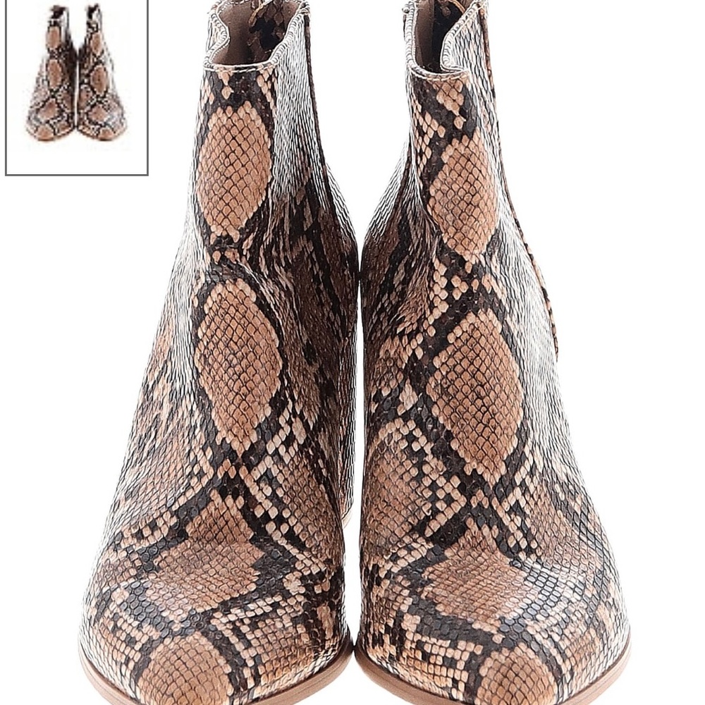 Steve Madden Python Animal Print Anklet Boot - image 3
